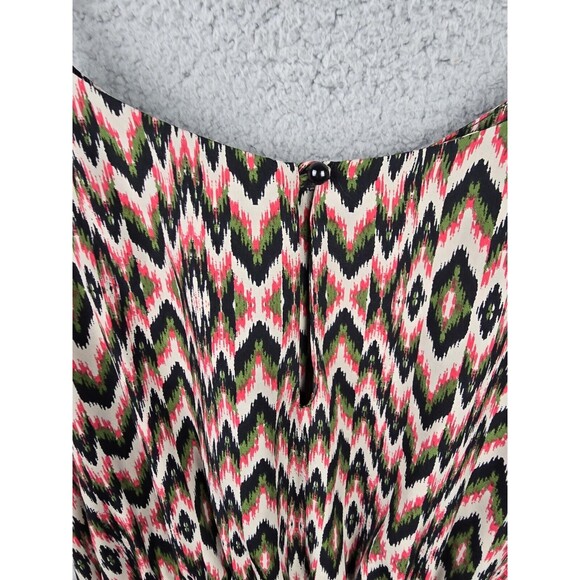 Soprano Jumpsuit Romper Womens S Abstract Zig Zag Spaghetti Straps Pockets - Picture 7 of 11